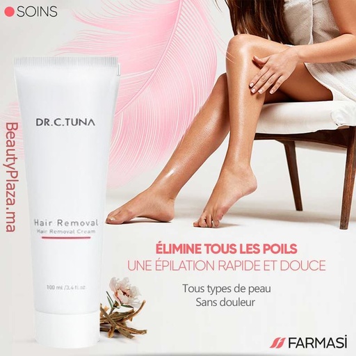 [1000306] FARMASI Dr Tuna Crème Dépilatoire Hair Removal 100ml